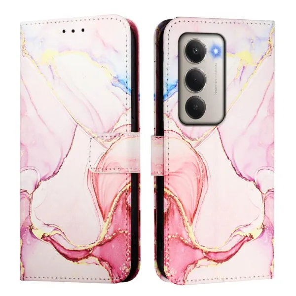 ART MARBLE Peňaženkový kryt pre Xiaomi Redmi 15 / Redmi 15 5G ROSE GOLD