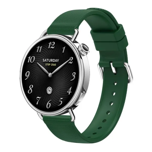 PROTEMIO COVER SET Remienok + obal na hodinky Xiaomi Watch S4 41mm tmavozelený