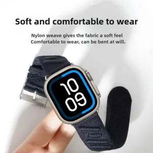 TWILL BAND Nylonový remienok pre Apple Watch 44 / 45 / 46 / 49mm STARLIGHT