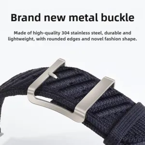 TWILL BAND Nylonový remienok pre Apple Watch 44 / 45 / 46 / 49mm STARLIGHT