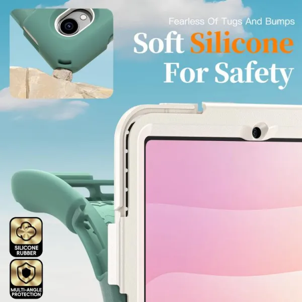 SOLID Odolný obal pre Samsung Galaxy Tab S11 zelený