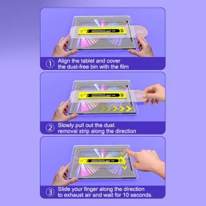 PROTEMIO EASY INSTALL Sklo s inštalačným rámom pre tablet Honor Pad X8a / Honor Pad X8b