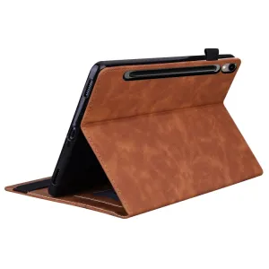 FLATY Zaklápacie puzdro pre Samsung Galaxy Tab S10 Ultra / Tab S11 Ultra hnedé