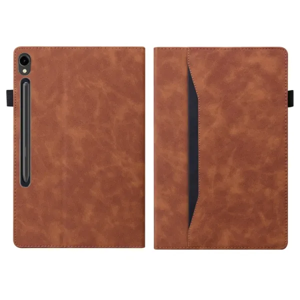 FLATY Zaklápacie puzdro pre Samsung Galaxy Tab S10 Ultra / Tab S11 Ultra hnedé