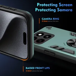 CAMPROTECT Kryt s držiakom pre ZTE Blade A35 zelený