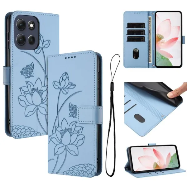 ART LOTUS Peňaženkové puzdro pre Motorola Moto G86 Power 5G svetlomodré