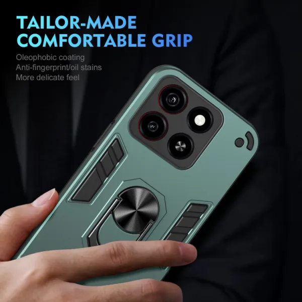 CAMPROTECT Kryt s držiakom pre ZTE Blade A35 zelený