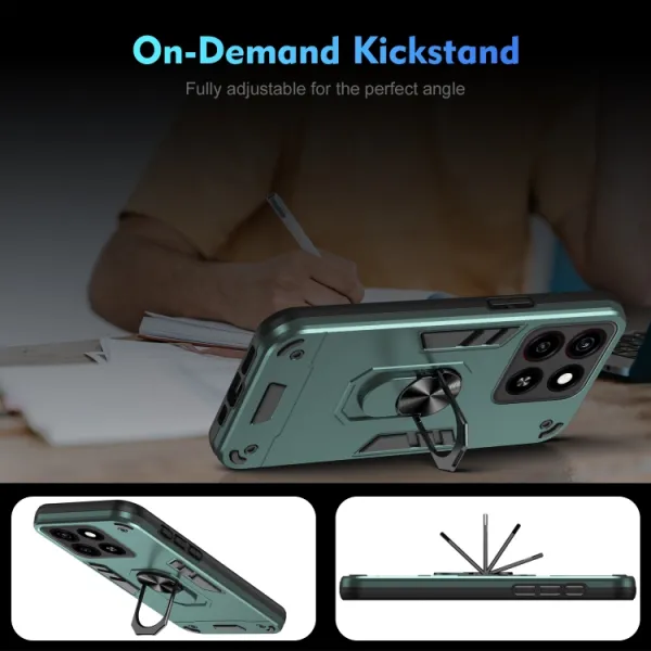 CAMPROTECT Kryt s držiakom pre ZTE Blade A35 zelený