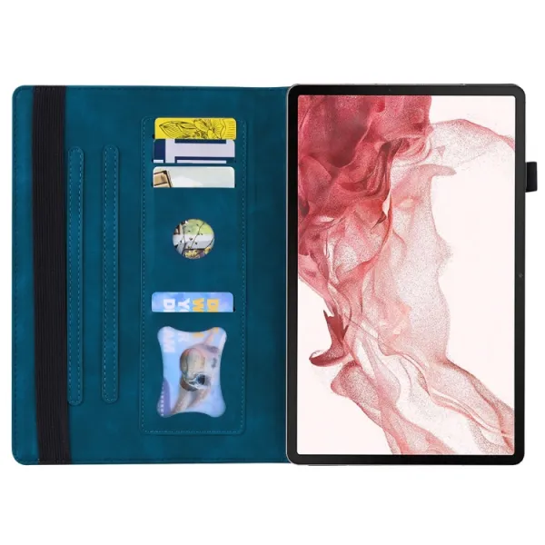 FLATY Zaklápacie puzdro pre Samsung Galaxy Tab S10 Ultra / Tab S11 Ultra modré