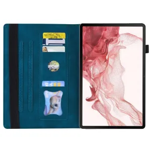FLATY Zaklápacie puzdro pre Samsung Galaxy Tab S10 Ultra / Tab S11 Ultra modré