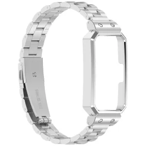CLASSIC Kovový remienok + ochranný kryt pre Huawei Band 10 / Band 9 strieborný
