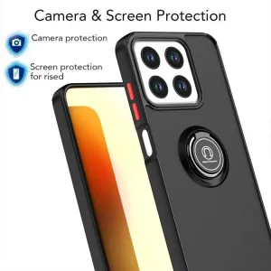 SHADOW Ochranný kryt s držiakom ZTE Blade A35 červený