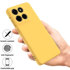 RUBBER Ochranný obal pre Motorola Moto G86 Power 5G žltý