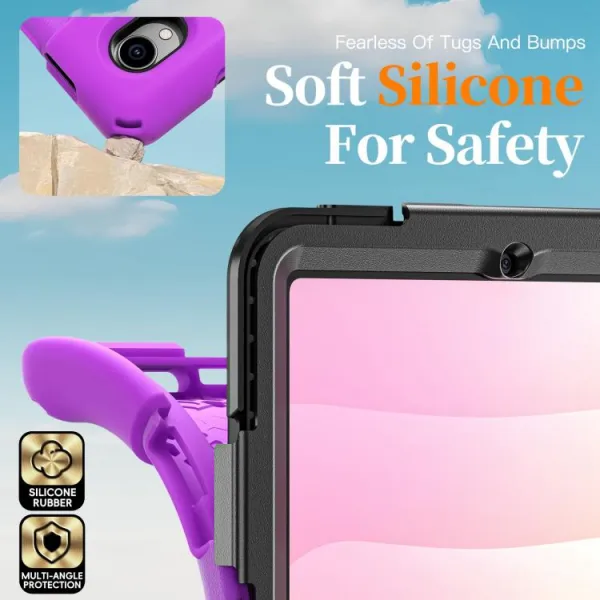 SOLID Odolný obal pre Samsung Galaxy Tab S11 fialový
