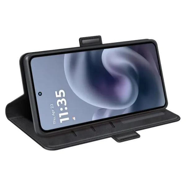 SIDE Peňaženkové puzdro pre Motorola Moto G86 Power 5G čierne