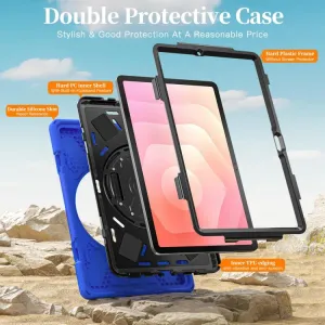 SOLID Odolný obal pre Samsung Galaxy Tab S11 svetlomodrý