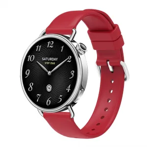 SILICONE Vymeniteľný remienok pre Xiaomi Watch S4 41mm bordový