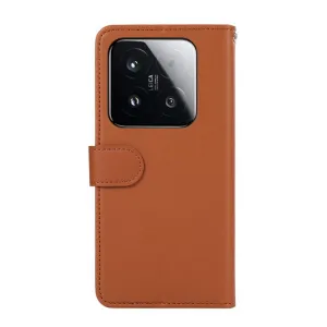 ABEEL DELICATE Peňaženkový obal Xiaomi 15T hnedý
