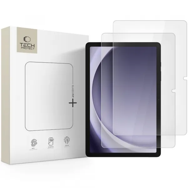 TECH-PROTECT GLASS FIT+ 2-PACK Ochranné sklo na tablet Samsung Galaxy Tab A9+ / Galaxy Tab A11+