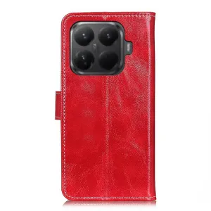 RETRO Peňaženkový obal Xiaomi 15T Pro červený