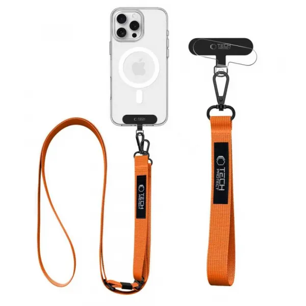 TECH-PROTECT C6S 2x Remienok na mobil COSMIC ORANGE