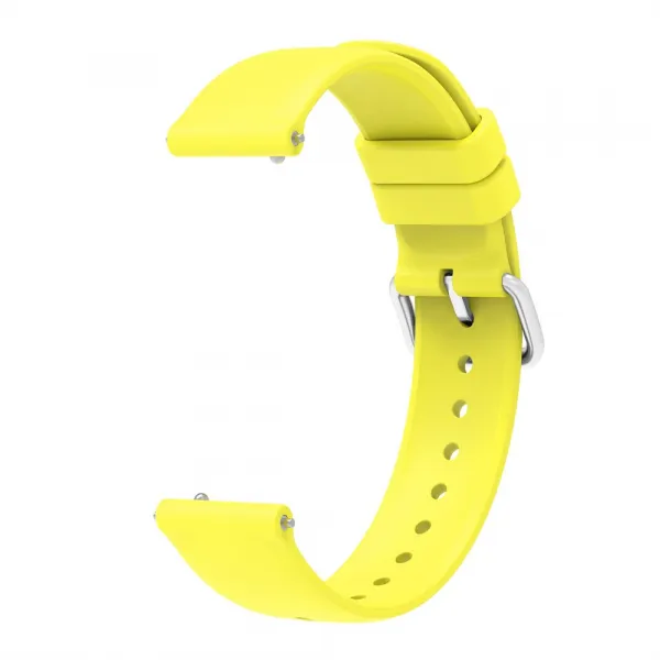 SILICONE Vymeniteľný remienok pre Xiaomi Watch S4 41mm žltý