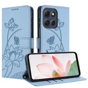ART LOTUS Peňaženkové puzdro pre Motorola Moto G86 Power 5G svetlomodré