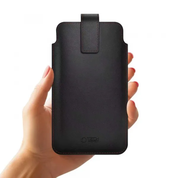 TECH-PROTECT SM65 Univerzálne puzdro na mobil 6 - 6,9" BLACK/RED