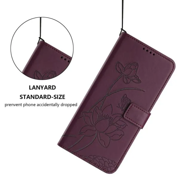 ART LOTUS Peňaženkové puzdro pre Honor X5c Plus bordové