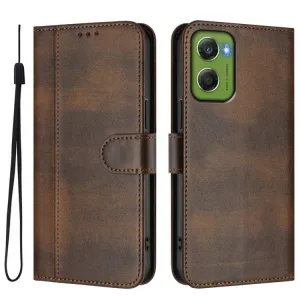 LINEAR Peňaženkový obal pre Motorola Moto G06 / G06 Power hnedý