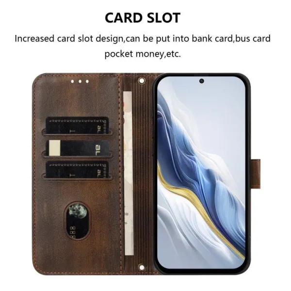 LINEAR Peňaženkový obal pre T Phone 3 hnedý