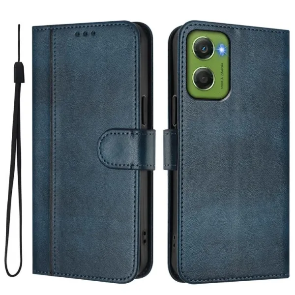 LINEAR Peňaženkový obal pre Motorola Moto G06 / G06 Power tmavomodrý