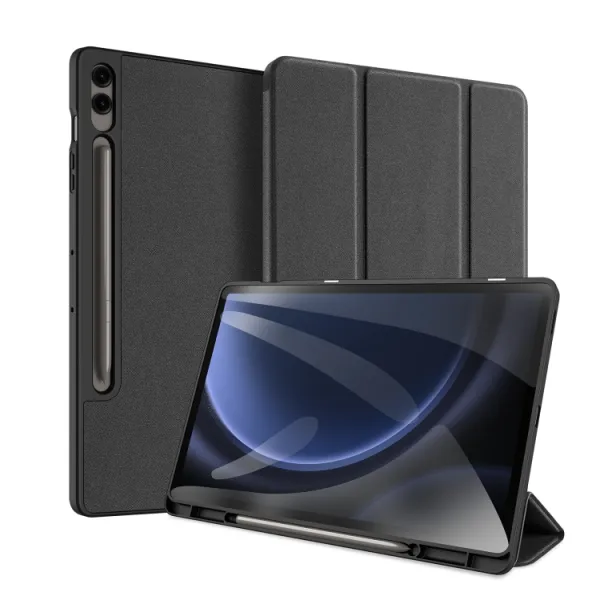 DUX DOMO Zaklápacie puzdro Samsung Galaxy Tab S9 FE+ čierne