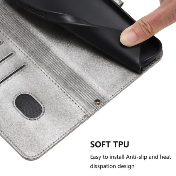 LINEAR Peňaženkový obal pre T Phone 3 šedý