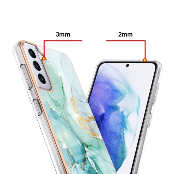 IMD MARBLE Ochranný kryt Samsung Galaxy S21 5G GREEN