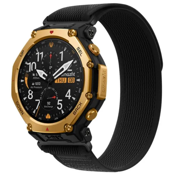 NYLON COLOR Vymeniteľný remienok pre Amazfit T-Rex 3 Pro 48mm BLACK