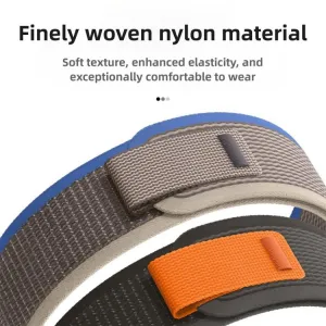NYLON COLOR Vymeniteľný remienok pre Amazfit T-Rex 3 Pro 48mm BLUE-GREY