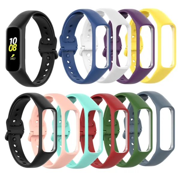BUTTERFLY Silikónový remienok Samsung Galaxy Fit 2 ružový