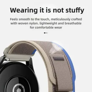 NYLON COLOR Vymeniteľný remienok pre Amazfit T-Rex 3 Pro 48mm BLUE-GREY