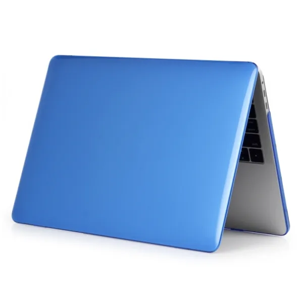 CRYSTAL Plastový kryt pre Macbook Air 13 (M2 / M3 / M4) A2681 / A3113 / A3240 tmavomodrý