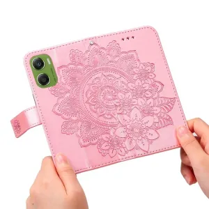 ART MANDALA Peňaženkový kryt pre Motorola Moto G06 / G06 Power ružový