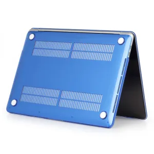 CRYSTAL Plastový kryt pre Macbook Air 13 (M2 / M3 / M4) A2681 / A3113 / A3240 tmavomodrý