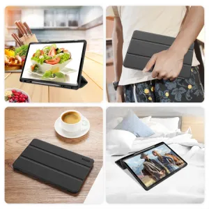 DUX DOMO Zaklápacie puzdro Samsung Galaxy Tab S9 FE+ čierne