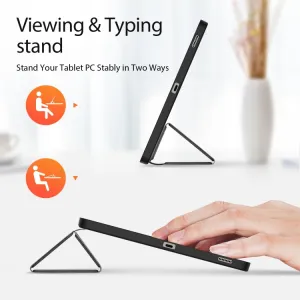 DUX DOMO Zaklápacie puzdro Samsung Galaxy Tab S9 FE+ čierne