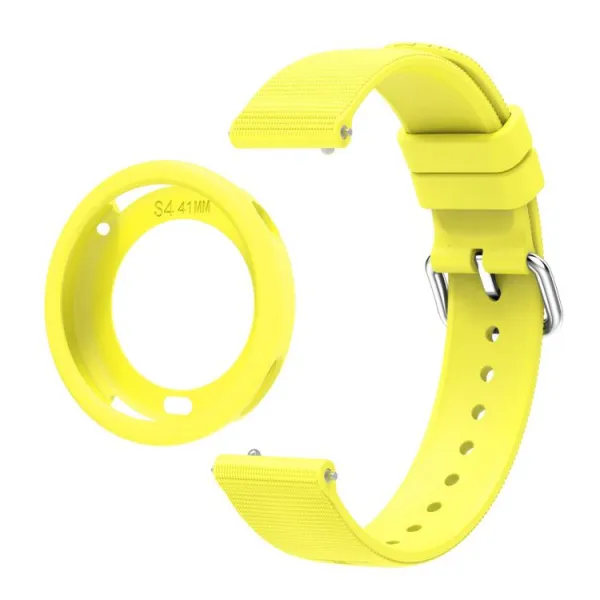 PROTEMIO COVER SET Remienok + obal na hodinky Xiaomi Watch S4 41mm žltý