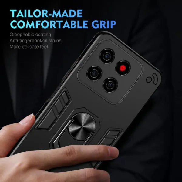 CAMPROTECT Kryt s držiakom pre ZTE Blade A56 čierny