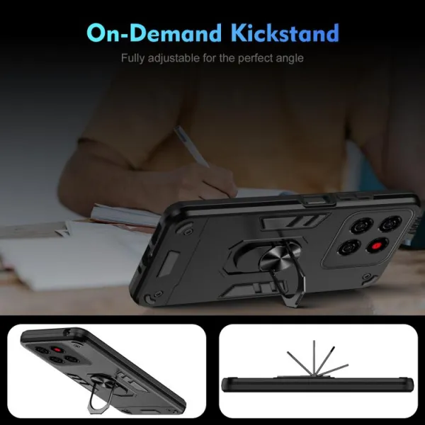 CAMPROTECT Kryt s držiakom pre ZTE Blade A56 čierny