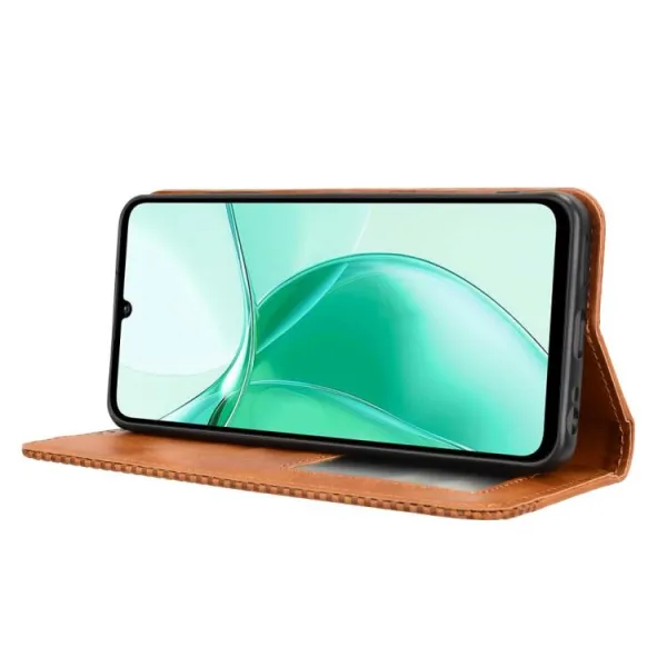 BUSINESS Peňaženkové puzdro pre ZTE Blade A35e hnedé