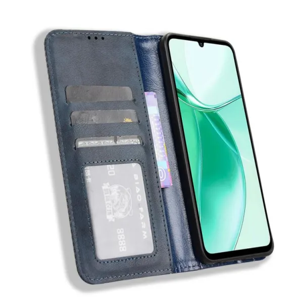 BUSINESS Peňaženkové puzdro pre ZTE Blade A35e modré