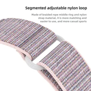 NYLON Vymeniteľný remienok pre Xiaomi Watch S4 41mm červený